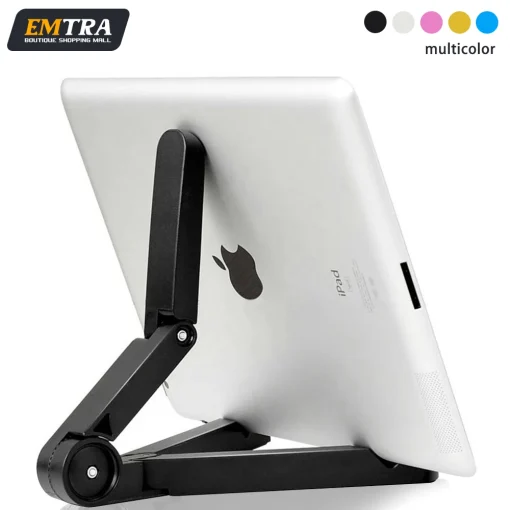 EMTRA מחזיק טאבלט מתקפל אוניברסלי ל-iPad Air Pro בגודל 4.7 עד 12.9 אינץ'