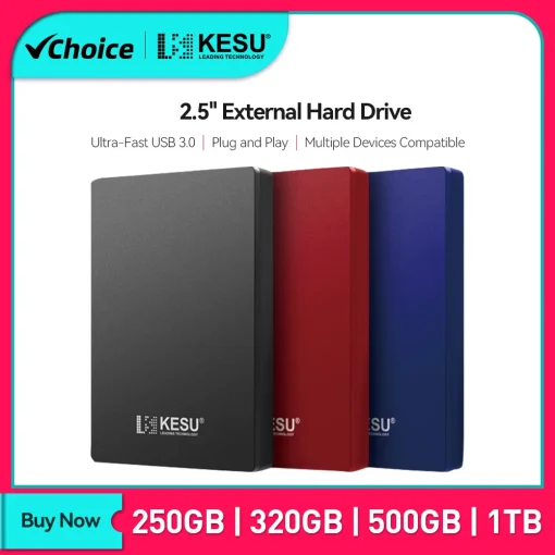 דיסק קשיח חיצוני נייד KESU HDD 2.5 אינץ'