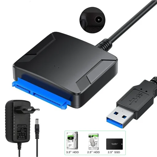 כבל USB 3.0 ל-SATA מתאם כונן קשיח SATA III