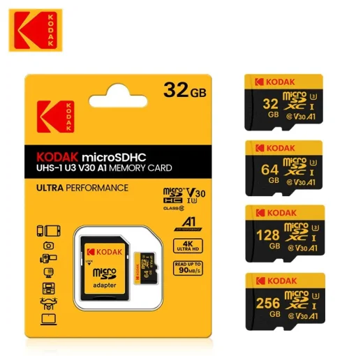 כרטיס זיכרון Kodak Micro SD Class 10