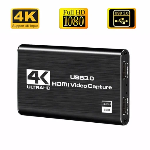 כרטיס לכידת וידאו 4K 1080p 60fps ל-HDTV