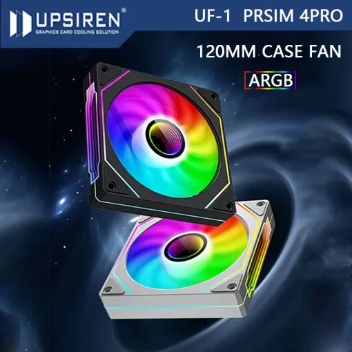 מאוורר מארז מחשב UPSIREN 12 סמ ARGB