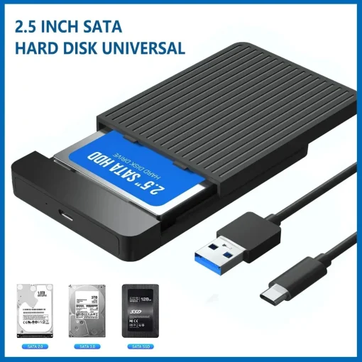 מארז 2.5 HDDSSD ל-USB 3.13.0