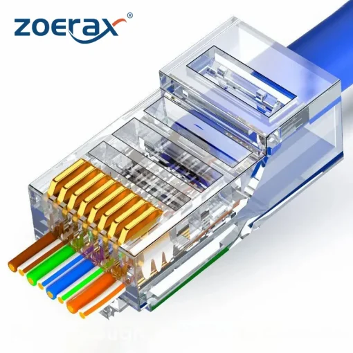 מחברי מעבר ZOERAX RJ45 50100 יח'