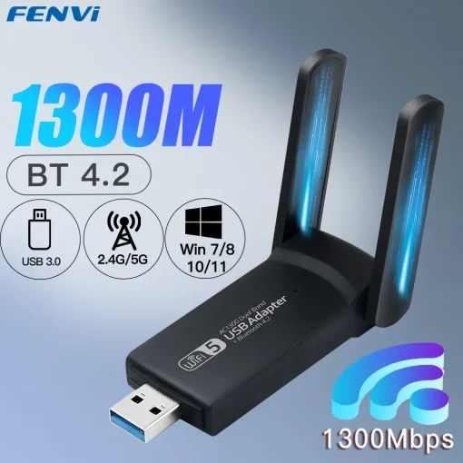 מתאם Wi-Fi של FENVI עד 1300Mbps