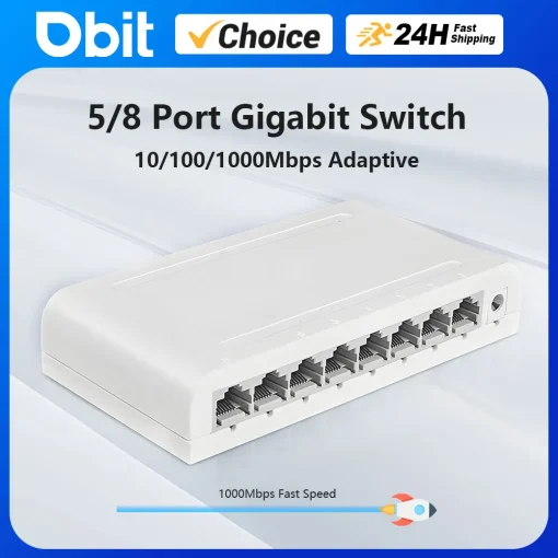 מתג רשת Gigabit לשולחן עבודה 85 פורטים