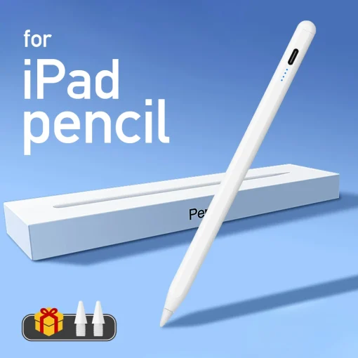 עט סטיילוס ל-Apple Pencil עם מחוון כוח LED