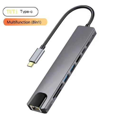 רכזת USB C 8 ב-1