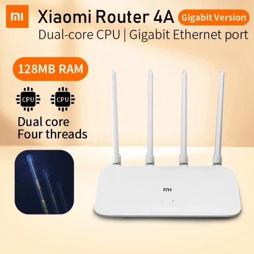 Xiaomi Mi Router 4A Gigabit מהדורת ג'יגהביט