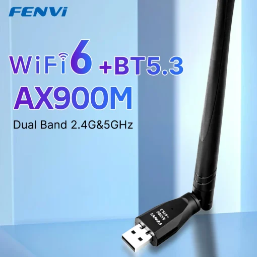 דונגל WiFi 6 AX900 USB של fenvi