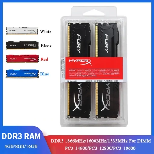 זיכרון RAM HyperX Fury DDR3 816GB