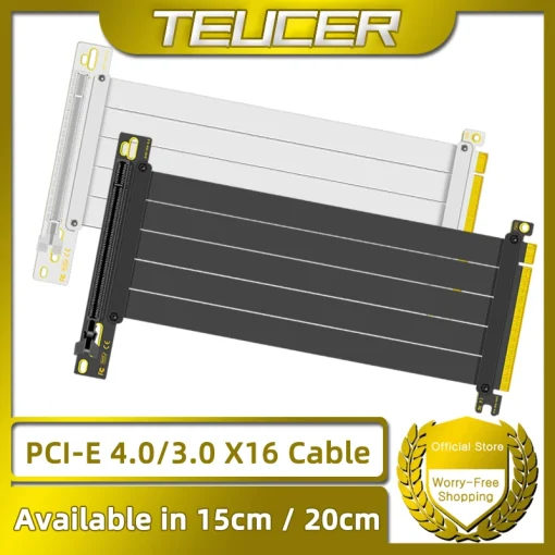 כבל מאריך PCI-E 4.0 X16 מבית TEUCER