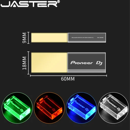 כונן USB פלאש JASTER Pioneer DJ גביש 128GB