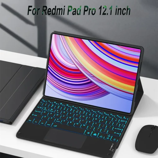 כיסוי מקלדת ופרו ל-Xiaomi Redmi Pad Pro 12.1 אינץ'