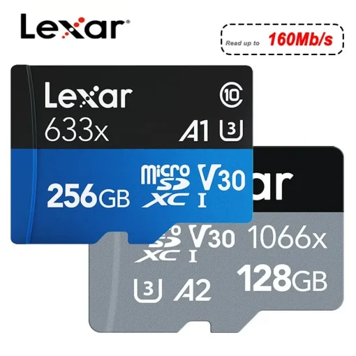 כרטיס Lexar Micro SD בגודל 128GB