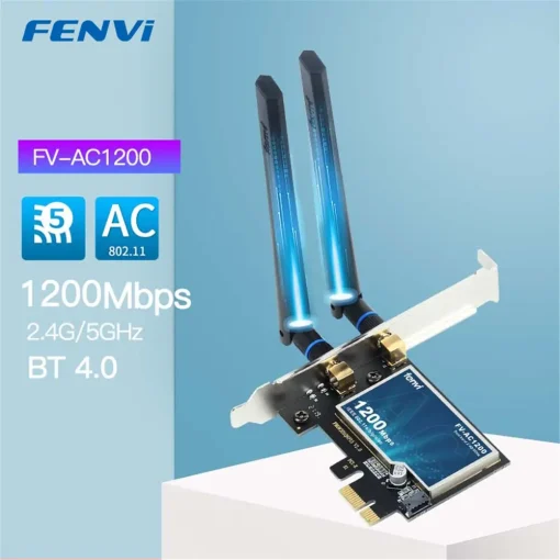 כרטיס אלחוטי FENVI WiFi 1200Mbps