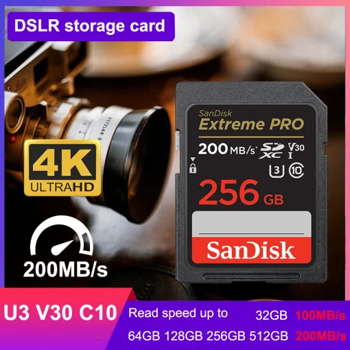 כרטיס זיכרון SanDisk Extreme PRO SD