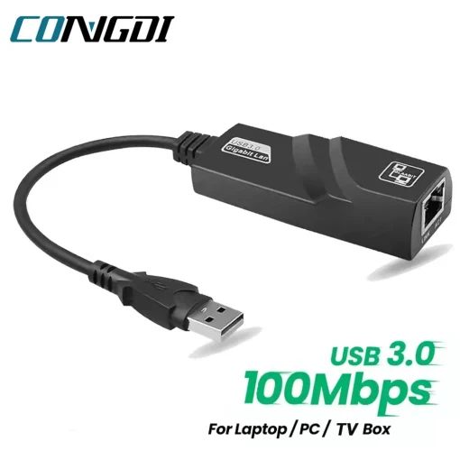 כרטיס רשת USB3.0 ל-RJ45 ג'יגה-ביט אלחוטי