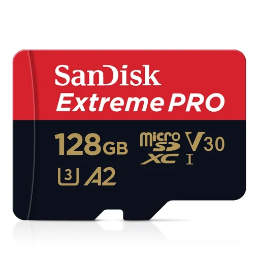 כרטיס שחור SanDisk Extreme Pro 128GB מיקרו SDXC UHS-I