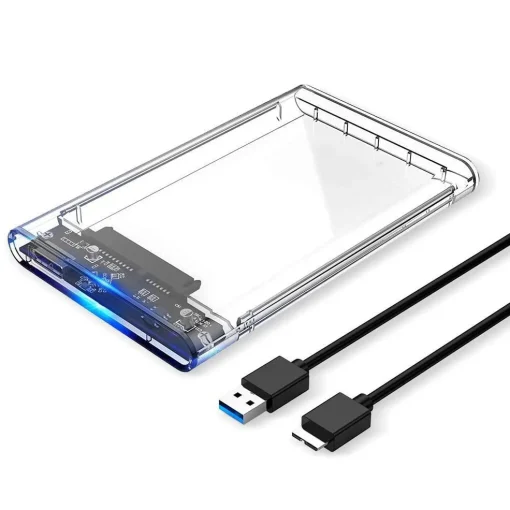 מארז כונן קשיח חיצוני USB 3.0 2.5 אינץ' SATA ל-UASP3.0