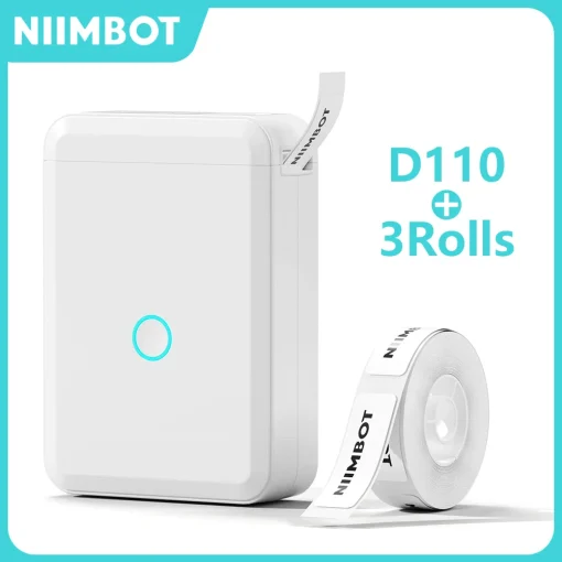 מדפסת ניידת תרמית מפורטת Niimbot D110 ללא דיו