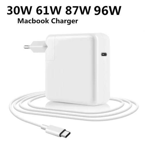 מטען רכב מסוג USB C 30W 60W 87W 96W ל-MacBook Pro