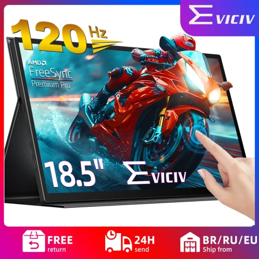 מסך נייד EVICIV 18.5 אינץ' 1080P