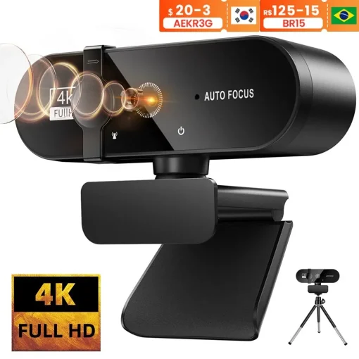 מצלמת רשת 4K 1080p מיני 2K מצלמת אינטרנט ברזולוציה מלאה