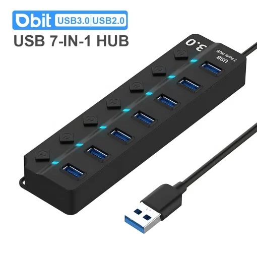 מרכזת USB 3.02.0 DBIT, מחלק USB 7 ב-1