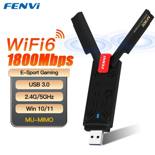 מתאם USB Wi-Fi 6 FENVI AX1800 דואלי