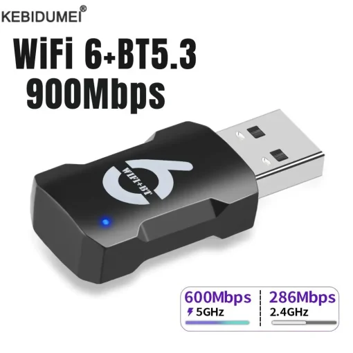 מתאם USB WiFi 900Mbps Bluetooth