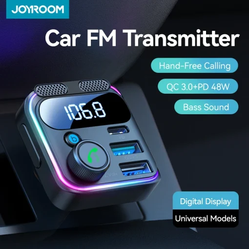 מתאם רכב אלחוטי 5.3 FM JOYROOM