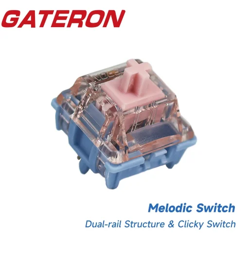 מתג קליקי ומוזי קליקי של Gateron Melodic