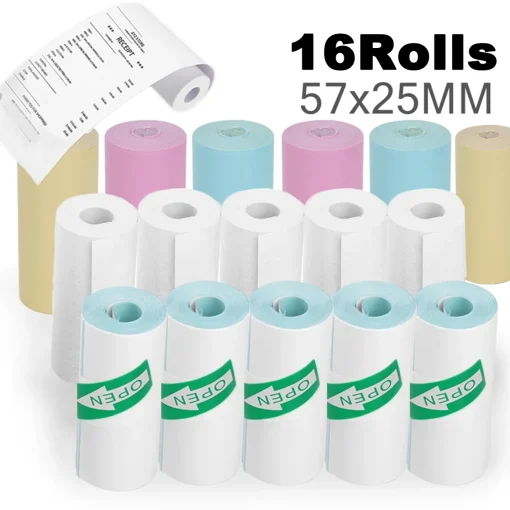 ניירות מדפסת תרמיים 16Rolls