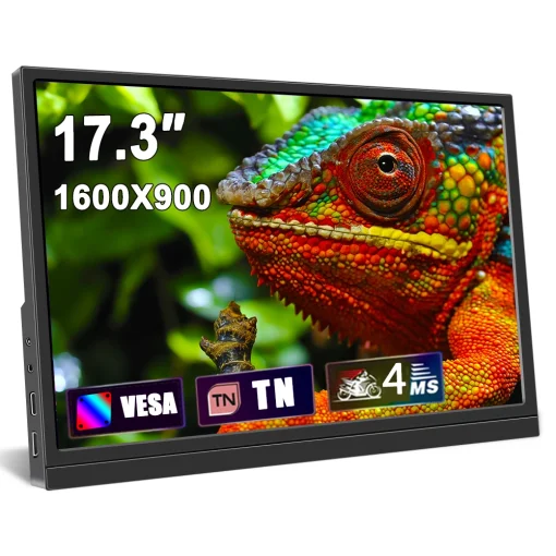 צג נייד 17.3 אינץ' HD 1600X900